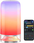 Smart Table Lamp Bedside Lamp - RGBIC Color Changing, Dimmable, Touch Sensor