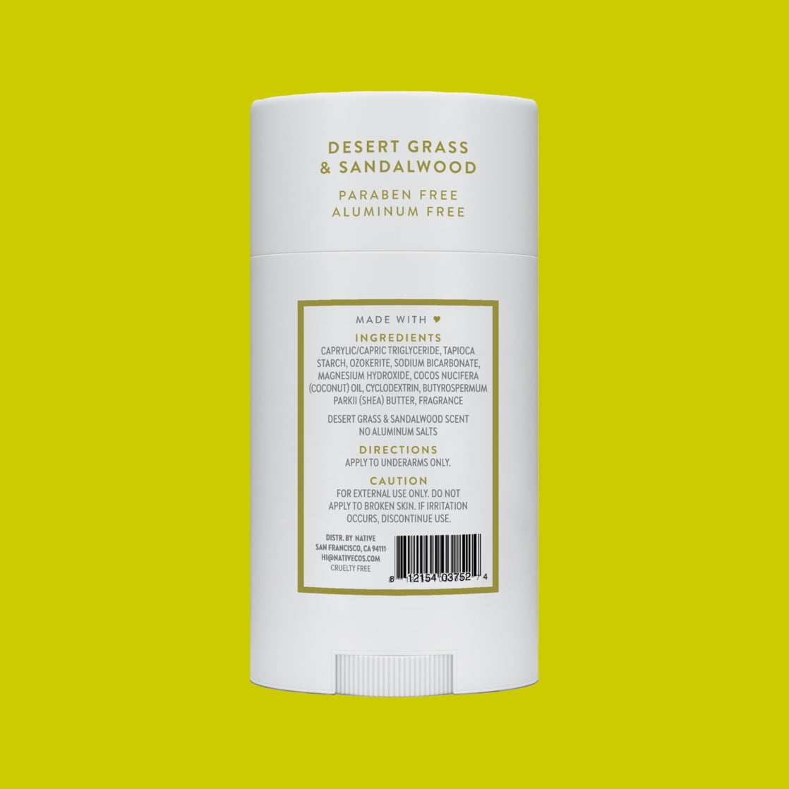 Desert Grass &amp; Sandalwood Deodorant, 2.65 oz