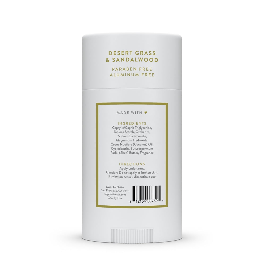 Desert Grass &amp; Sandalwood Deodorant, 2.65 oz