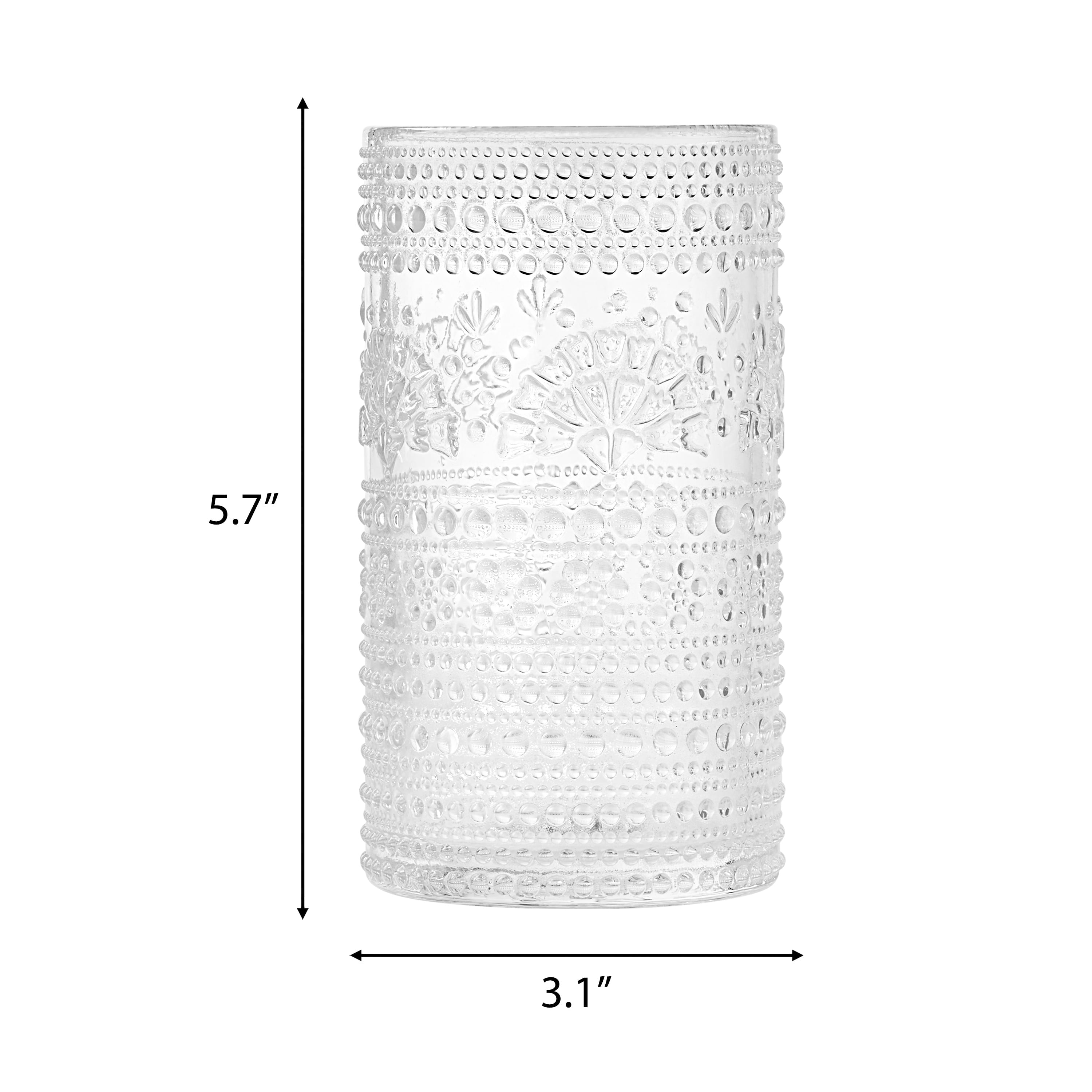 Channing Glass 18-Ounce Tumbler, Clear