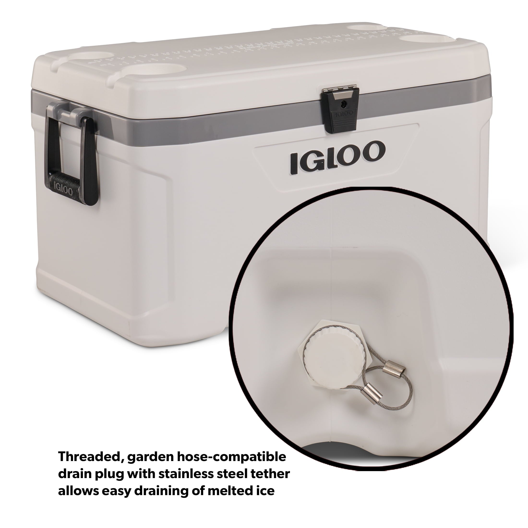70 Qt Latitude Marine Ultra, White and Moonscape