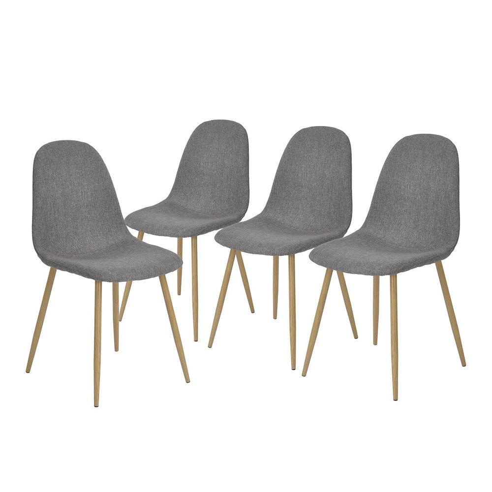 39F Charlton Fabric Dining Chair, Grey