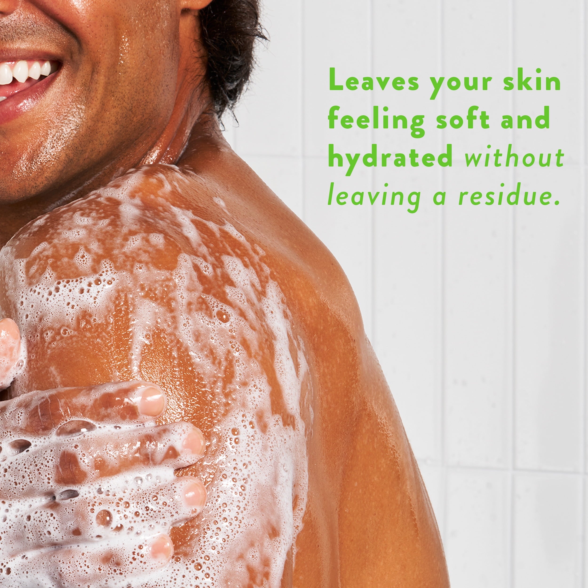 Body Wash, Cucumber &amp; Mint, Sulfate Free, Naturally Derived Ingredients, 24hr Freshness, for Women &amp; Men, 36 fl oz