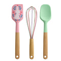 Way To Celebrate 3-Piece Baking Tool Set, Green, Pink and Purple