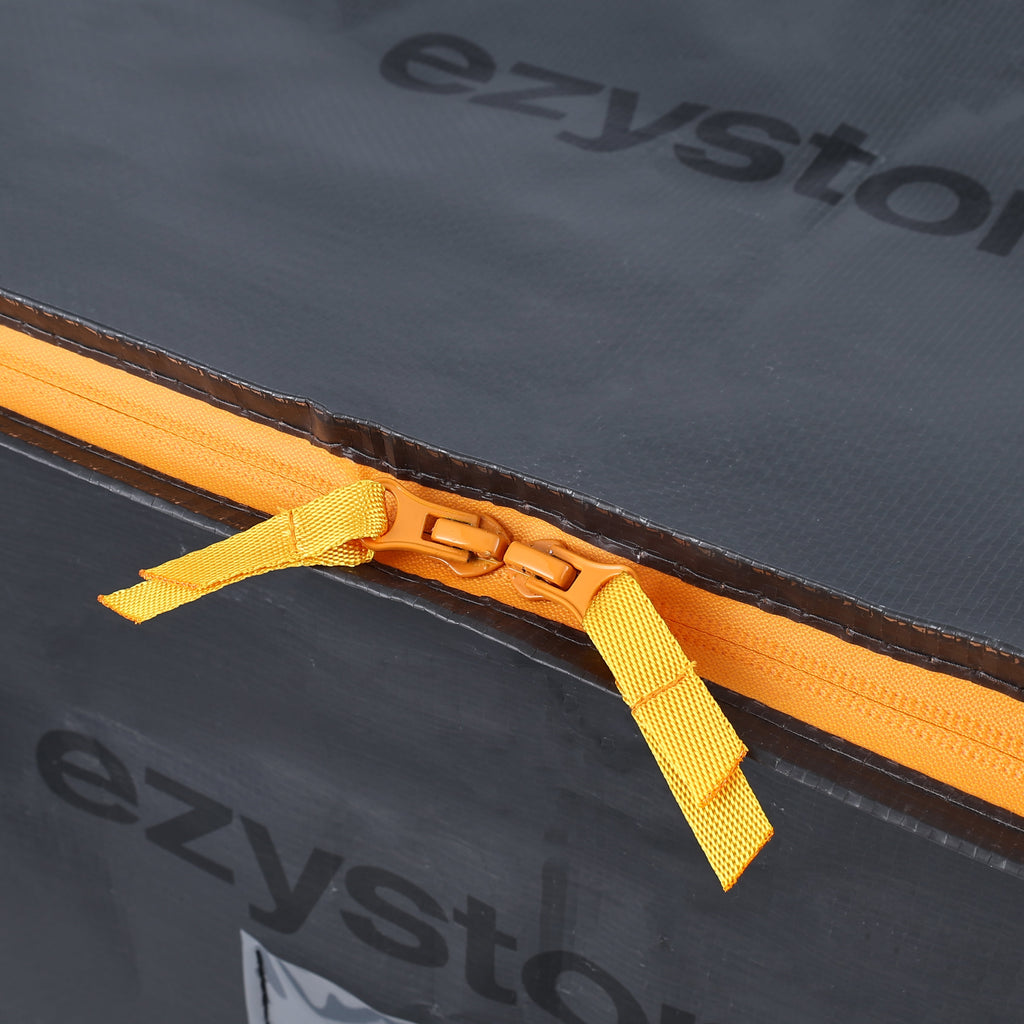 22.1 Gallon, Large, Heavy-Duty Collapsible Utility Storage Bag with Zipper and Reinforced Handles