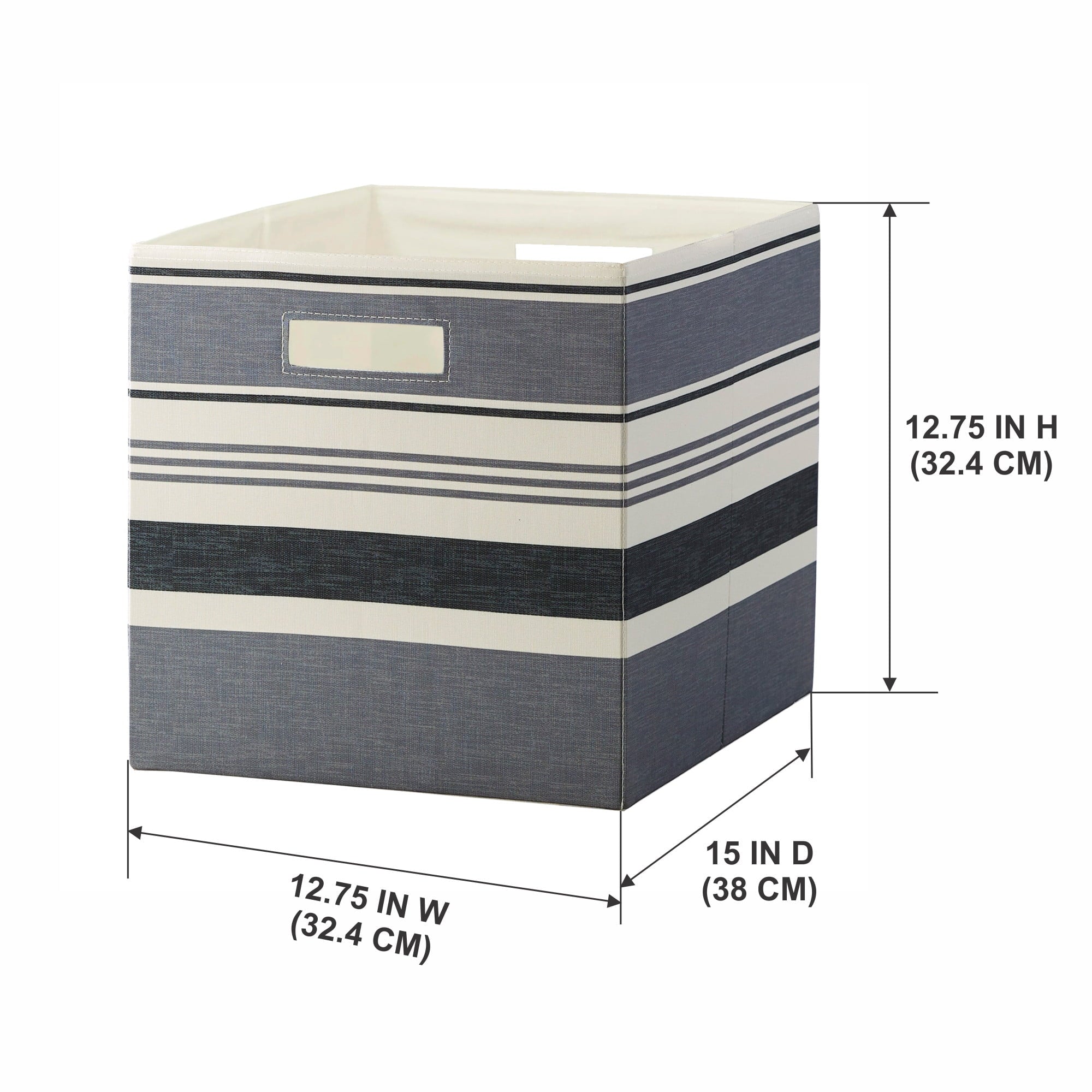 Better Homes &amp; Gardens Collapsible Fabric Cube Storage Bin, Vanilla