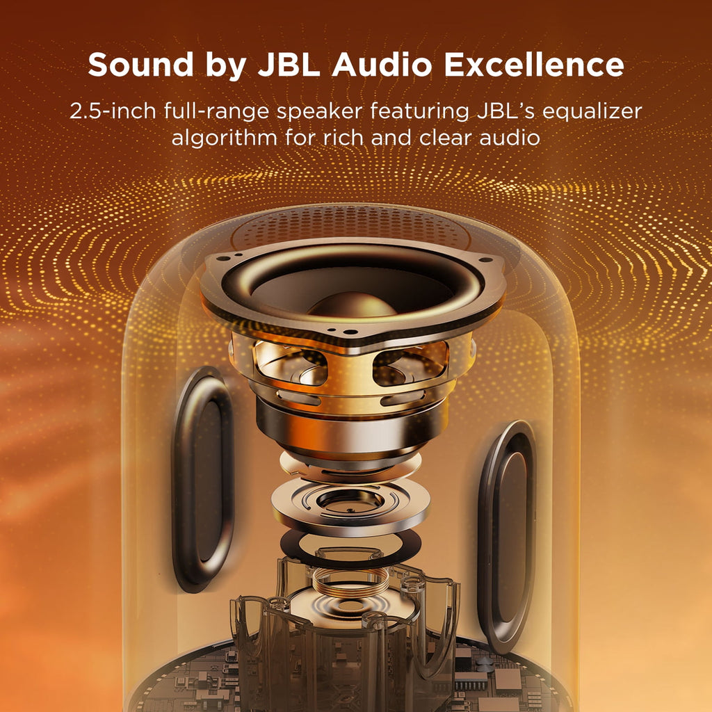 Table Lamp 2 Pro x Sound, Smart Cordless Table Lamp with Speaker, Music-Light Sync, 16 Music Modes &amp; 100+ Scene Modes, Work with Matter, DIY Customized Rechargeable Desk Lamp for Bedroom