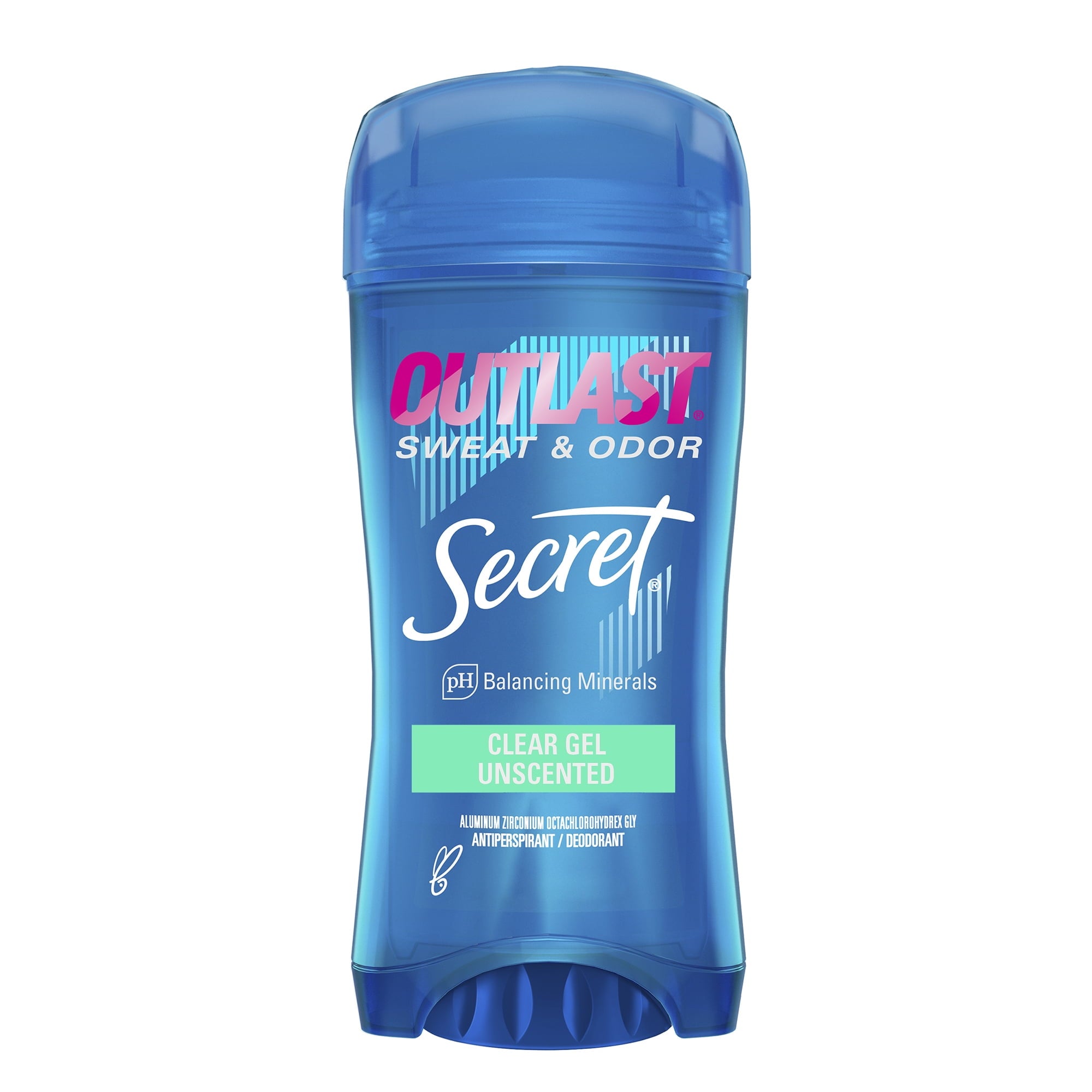 Outlast Clear Gel Antiperspirant Deodorant for Women, Unscented 2.6 oz