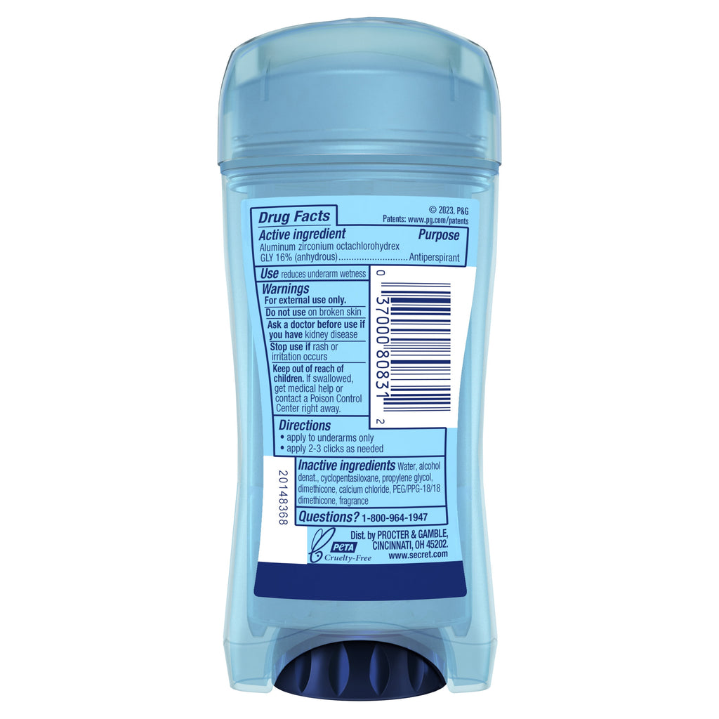 Outlast Clear Gel Antiperspirant Deodorant for Women, Unscented 2.6 oz