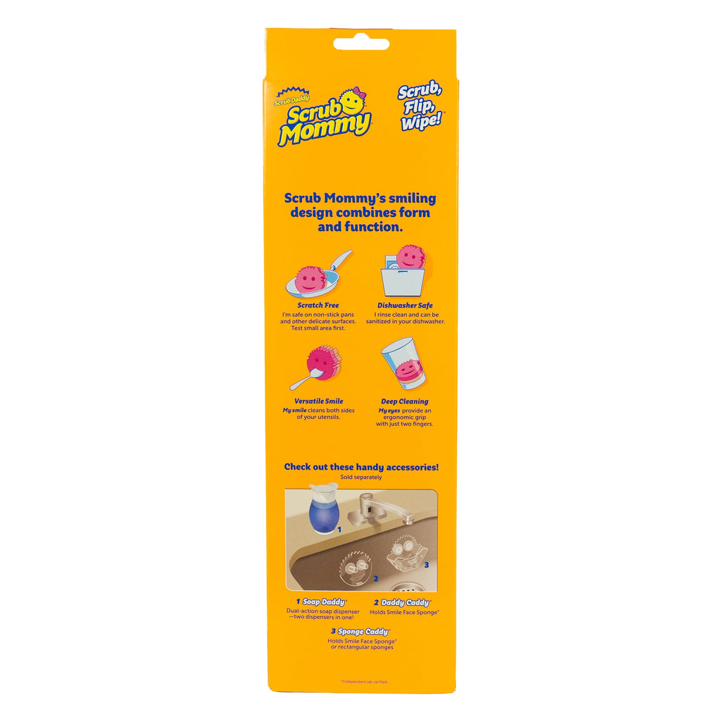 Scrub Mommy Non-Scratch Cleaning Sponges, 3 Count