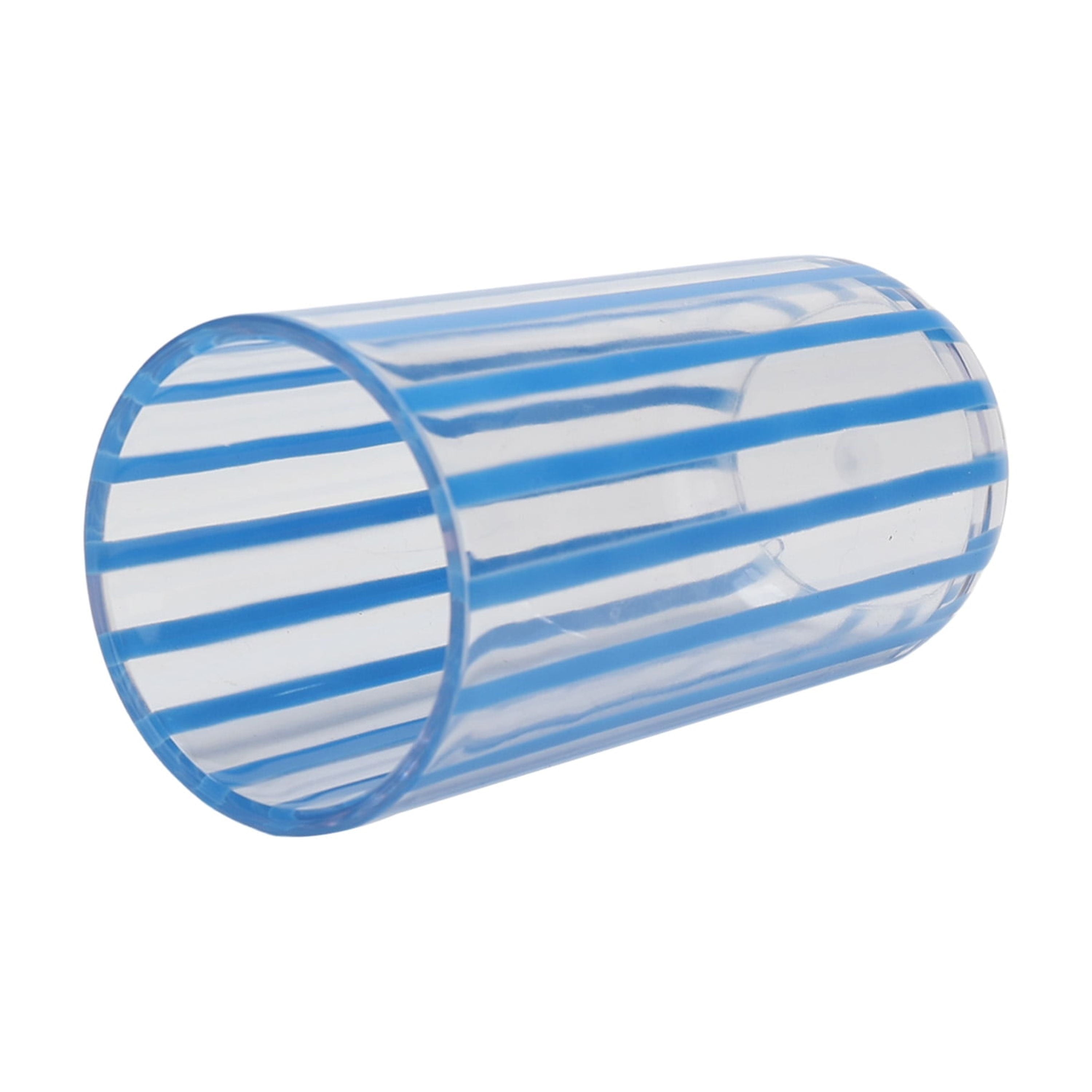 by Becky G. &amp; Alejandra 18-Ounce Tall Acrylic Stripe Line Tumbler, Blue