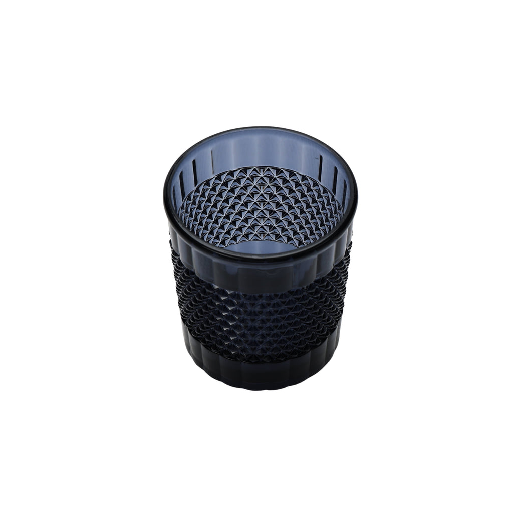 14 oz Short Diamond Textured Blue Acrylic Tumbler