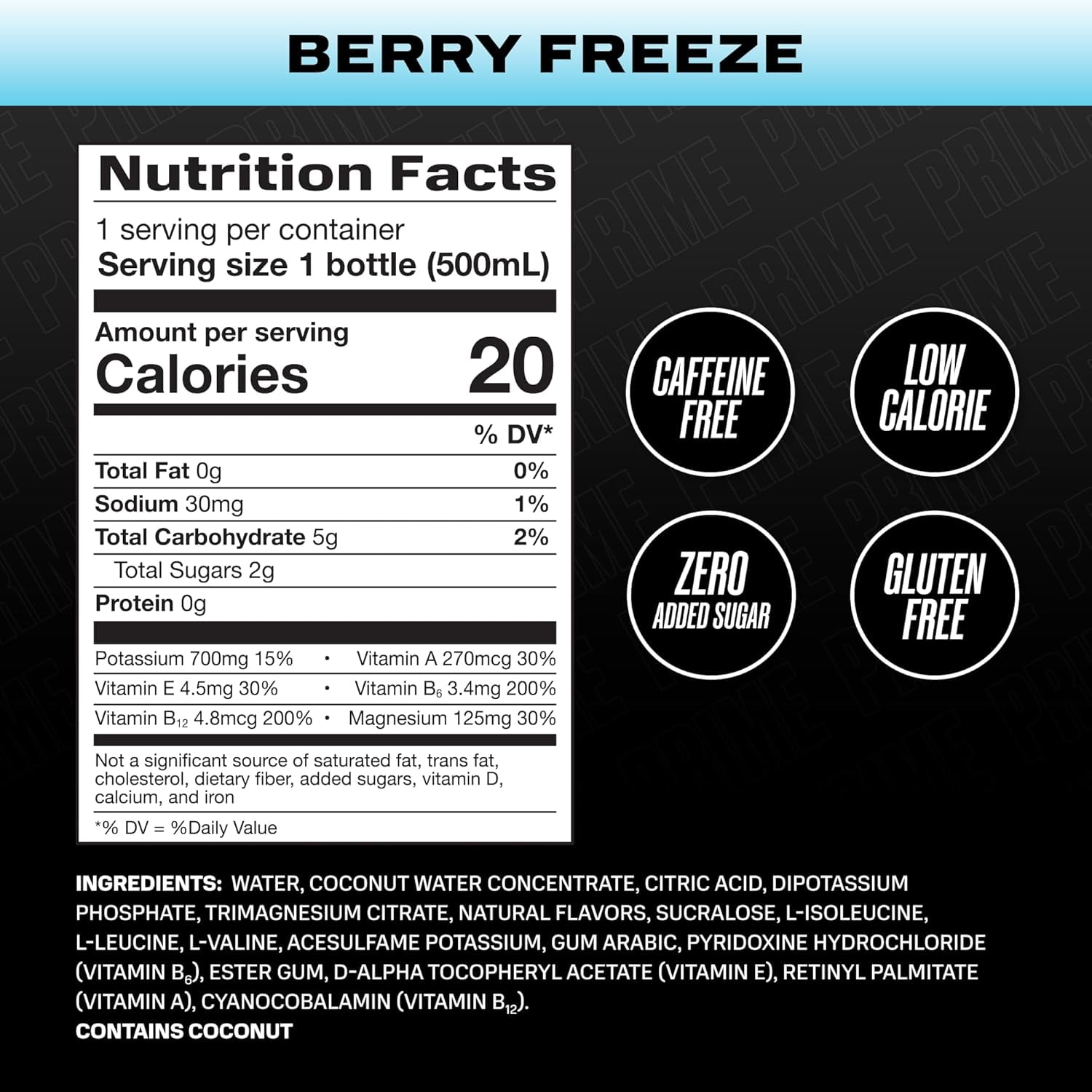Sports Drink, Berry Freeze, 16.9 fl oz, Bottle