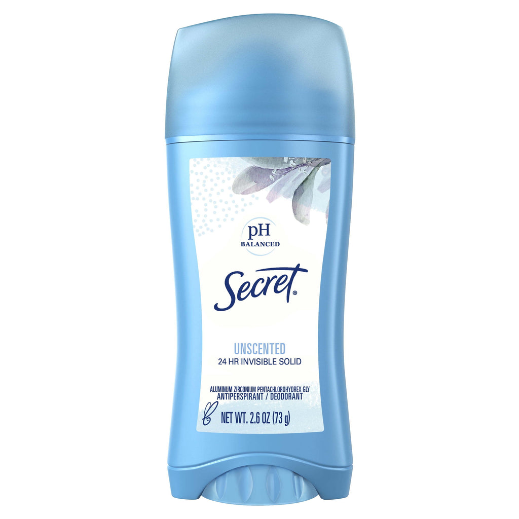 Women's Invisible Solid Antiperspirant and Deodorant, Unscented, 2.6 oz
