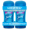 Antiperspirant Deodorant, Outlast Gel, Completely Clean, 2.6 oz, 2 Pack