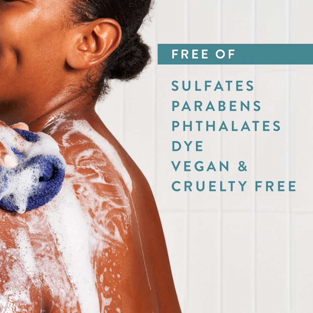 Body Wash, Sea Salt &amp; Cedar, Sulfate Free, Naturally Derived Ingredients, 24hr Freshness, for Women &amp; Men, 18 fl oz