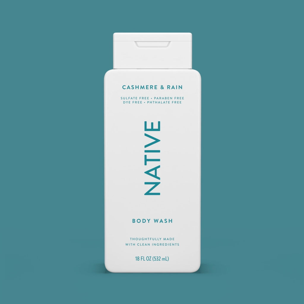 Body Wash, Sea Salt &amp; Cedar, Sulfate Free, Naturally Derived Ingredients, 24hr Freshness, for Women &amp; Men, 18 fl oz
