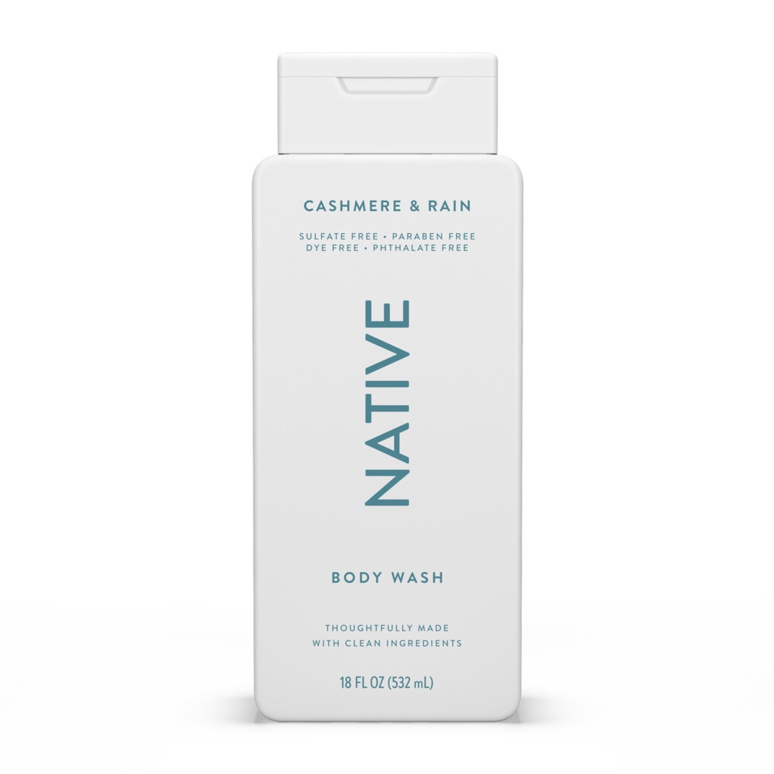 Body Wash, Sea Salt &amp; Cedar, Sulfate Free, Naturally Derived Ingredients, 24hr Freshness, for Women &amp; Men, 18 fl oz