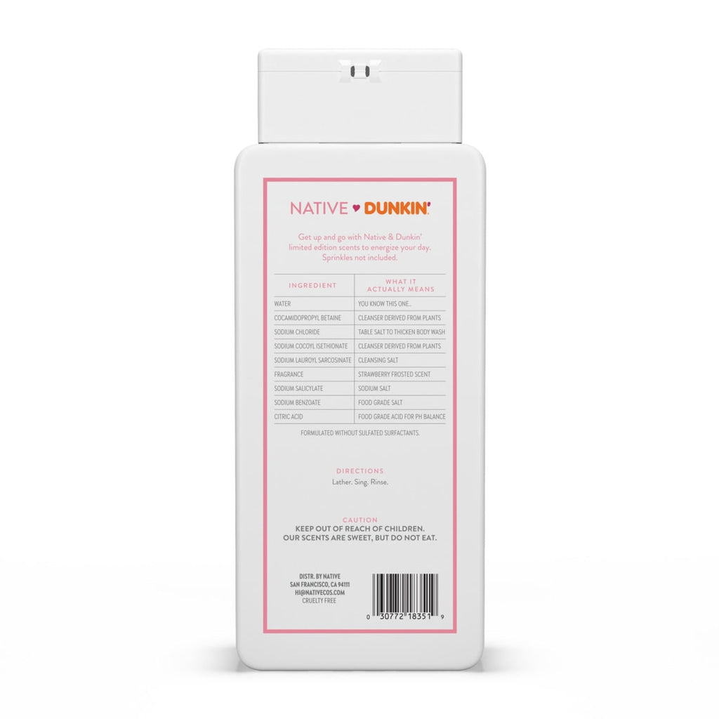 Body Wash, Sea Salt &amp; Cedar, Sulfate Free, Naturally Derived Ingredients, 24hr Freshness, for Women &amp; Men, 18 fl oz