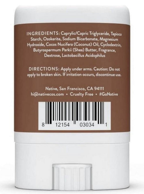 4 - Native Deodorant Coconut &amp; Vanilla, Mini Travel Size, 0.35 oz.