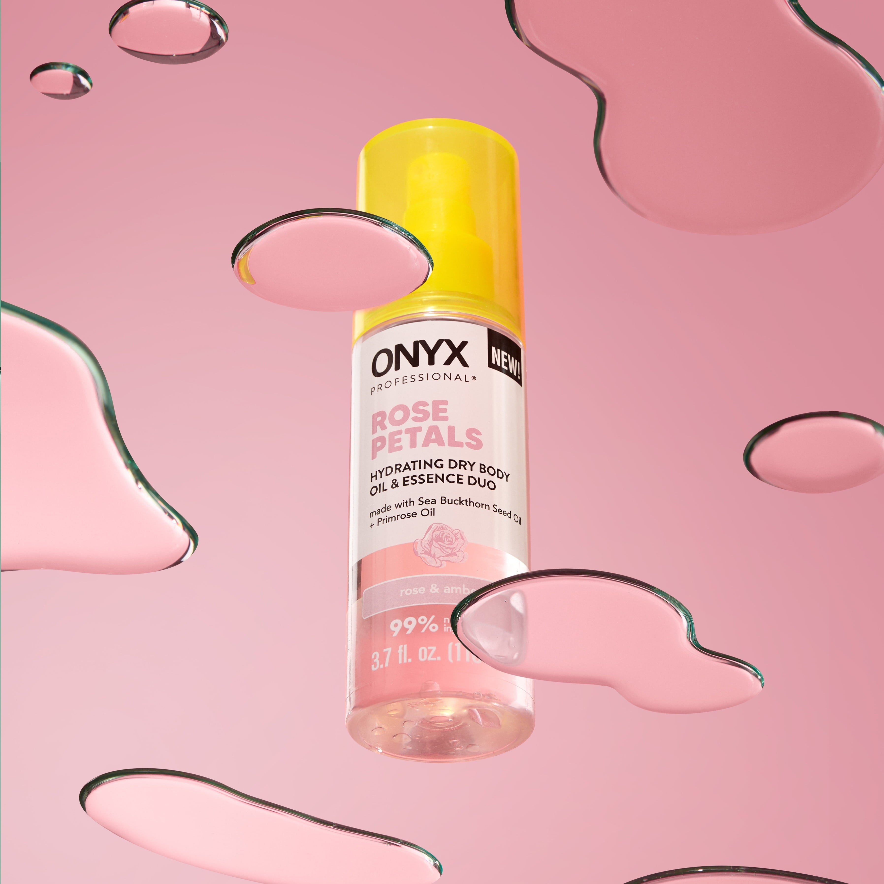 Professional Hydrating Dry Body Oil &amp; Essence Duo, Rose Petals, 3.7 fl oz