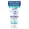 Whole Body Aluminum-Free Dry Feel Cream and Absorbs Sweat, Deodorant Cream for Women, Light &amp; Fresh Scent, 3.0oz