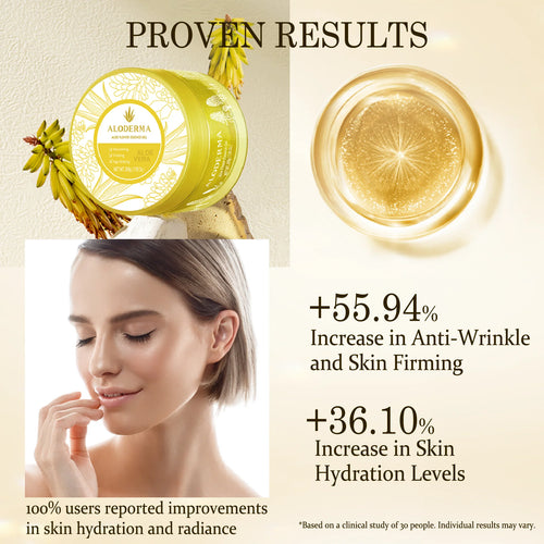 Age-Defying 24K Gold Leaf Aloe Flower Essence Gel, Made within 12 Hours of Harvest - Luxurious Aloe Gel with Allantoin &amp; Hyaluronic Acid for a Glowing, Shimmering, Youthful Complexion, 7oz