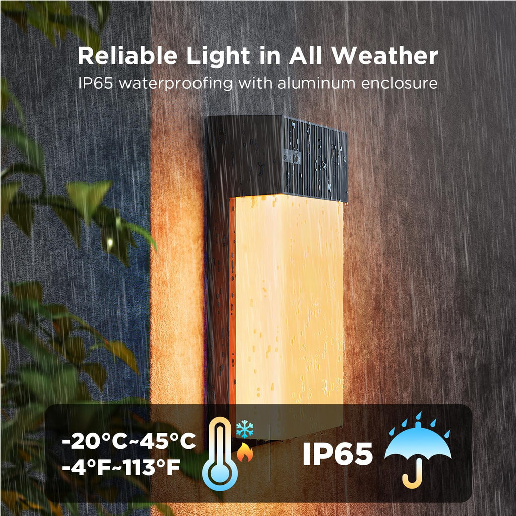 Smart Technology Capable LED Outdoor Corded Electric Wall Lights