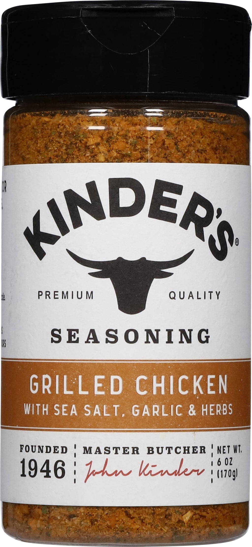 Grilled Chicken Seasoning Blend with Garlic, Sea Salt, and Herbs, 6 oz