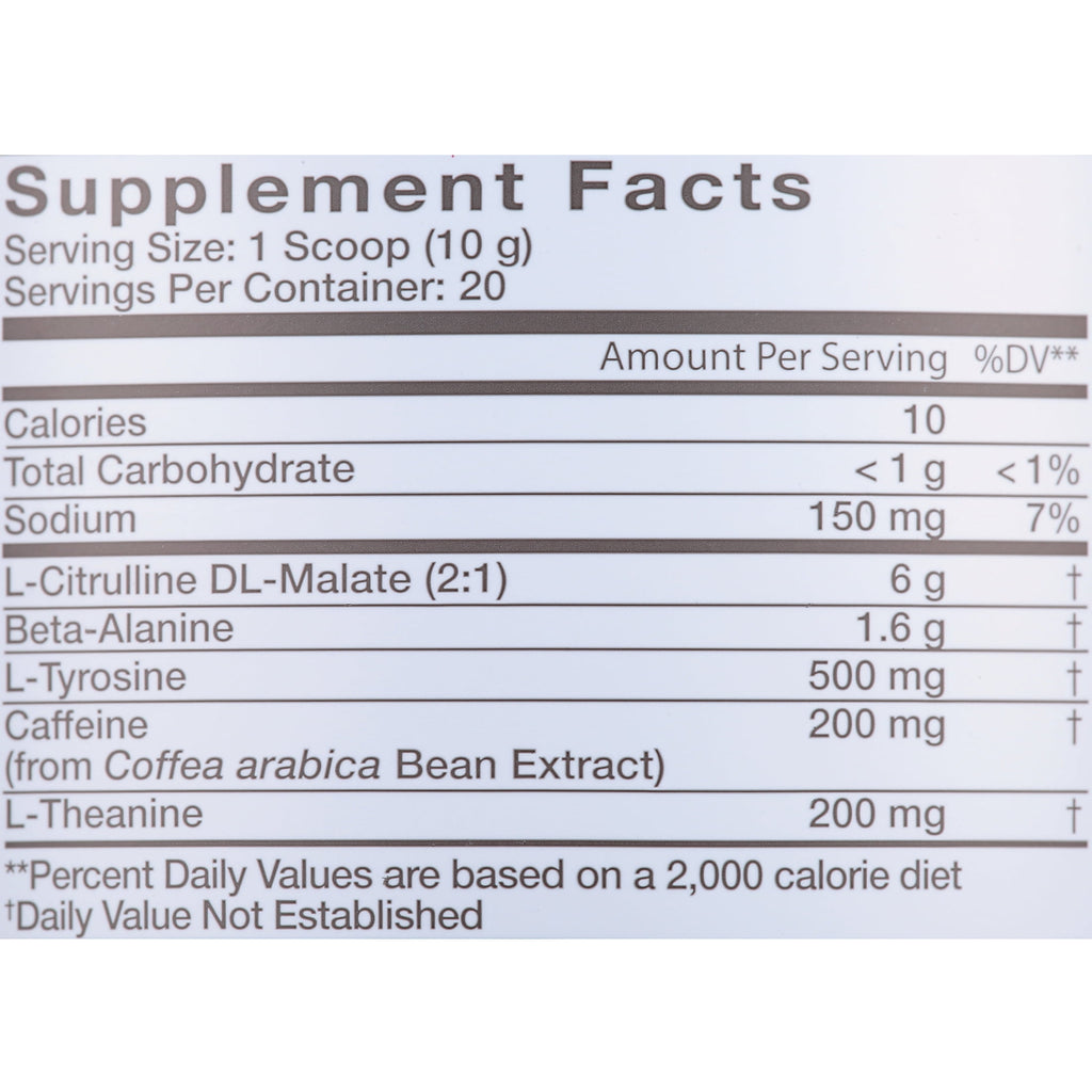 Pre-workout Powder, Cosmic Stardust, 20 Servings, 200mg Caffeine