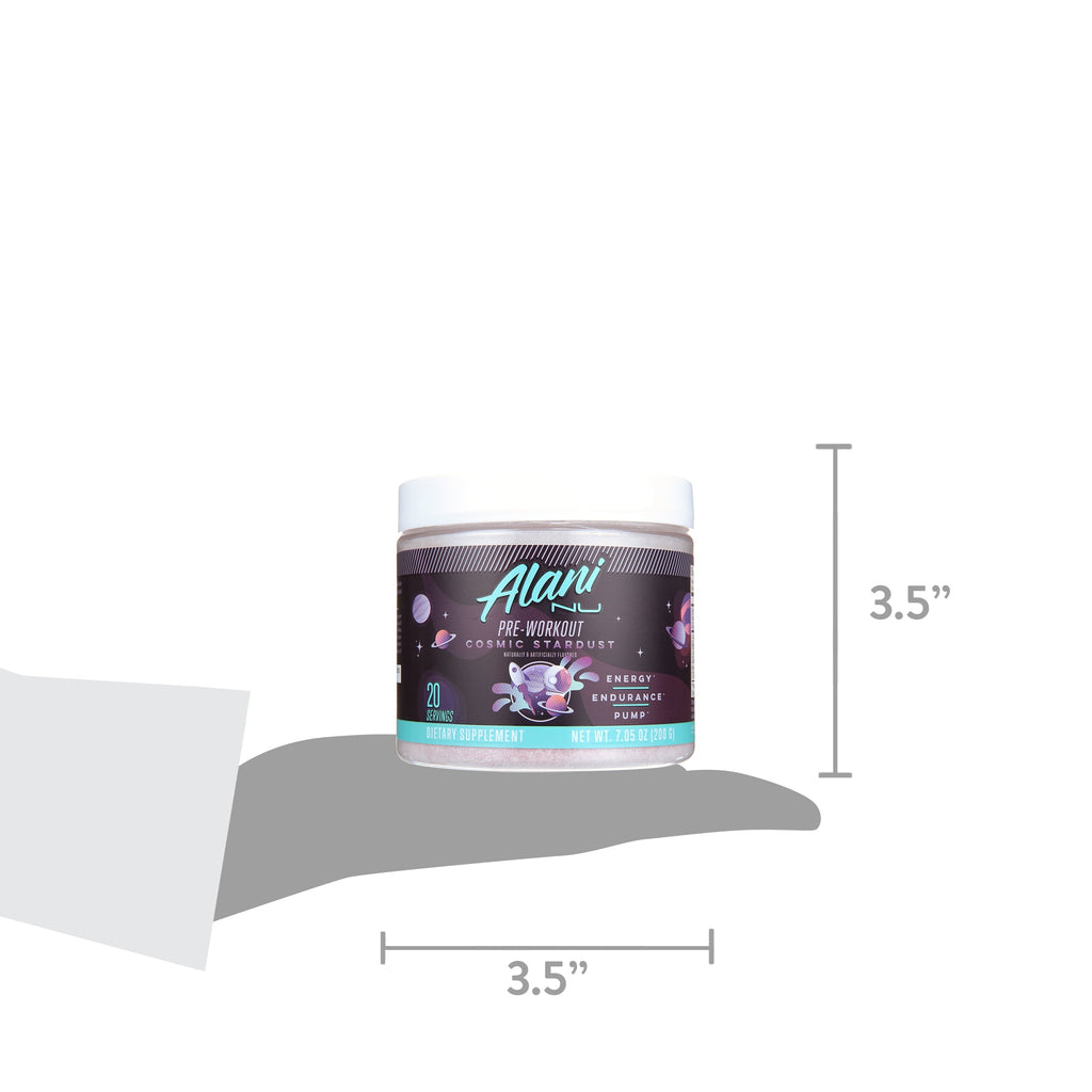Pre-workout Powder, Cosmic Stardust, 20 Servings, 200mg Caffeine