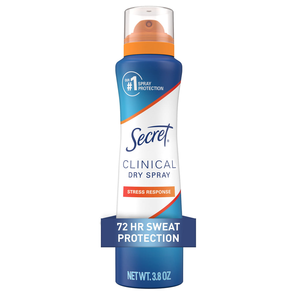 Clinical Strength Dry Spray Antiperspirant &amp; Deodorant for Women, Stress Response Scent, 3.8oz