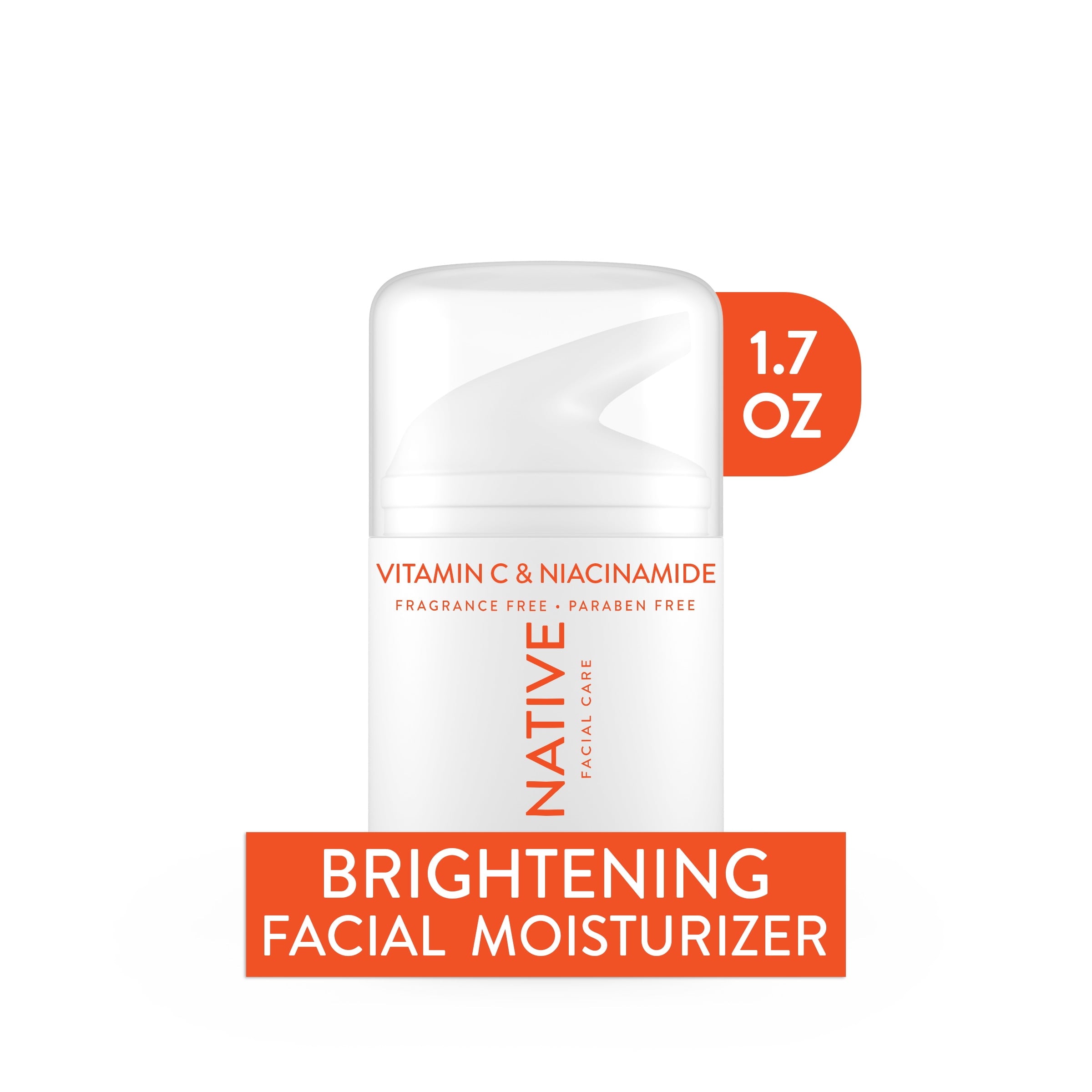 Sulfate-Free Brightening Facial Moisturizer with Vitamin C &amp; B3, SPF 30, 1.7 fl oz