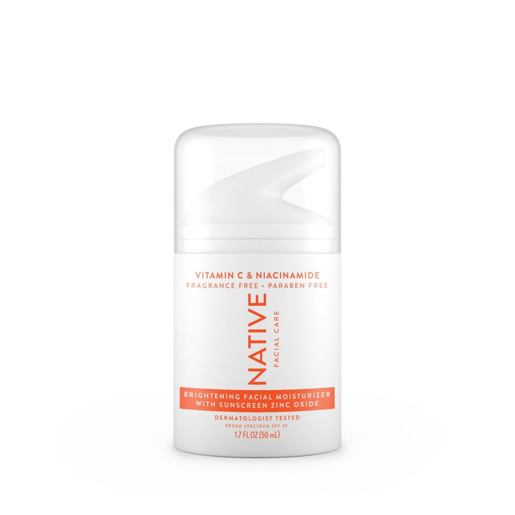 Sulfate-Free Brightening Facial Moisturizer with Vitamin C &amp; B3, SPF 30, 1.7 fl oz