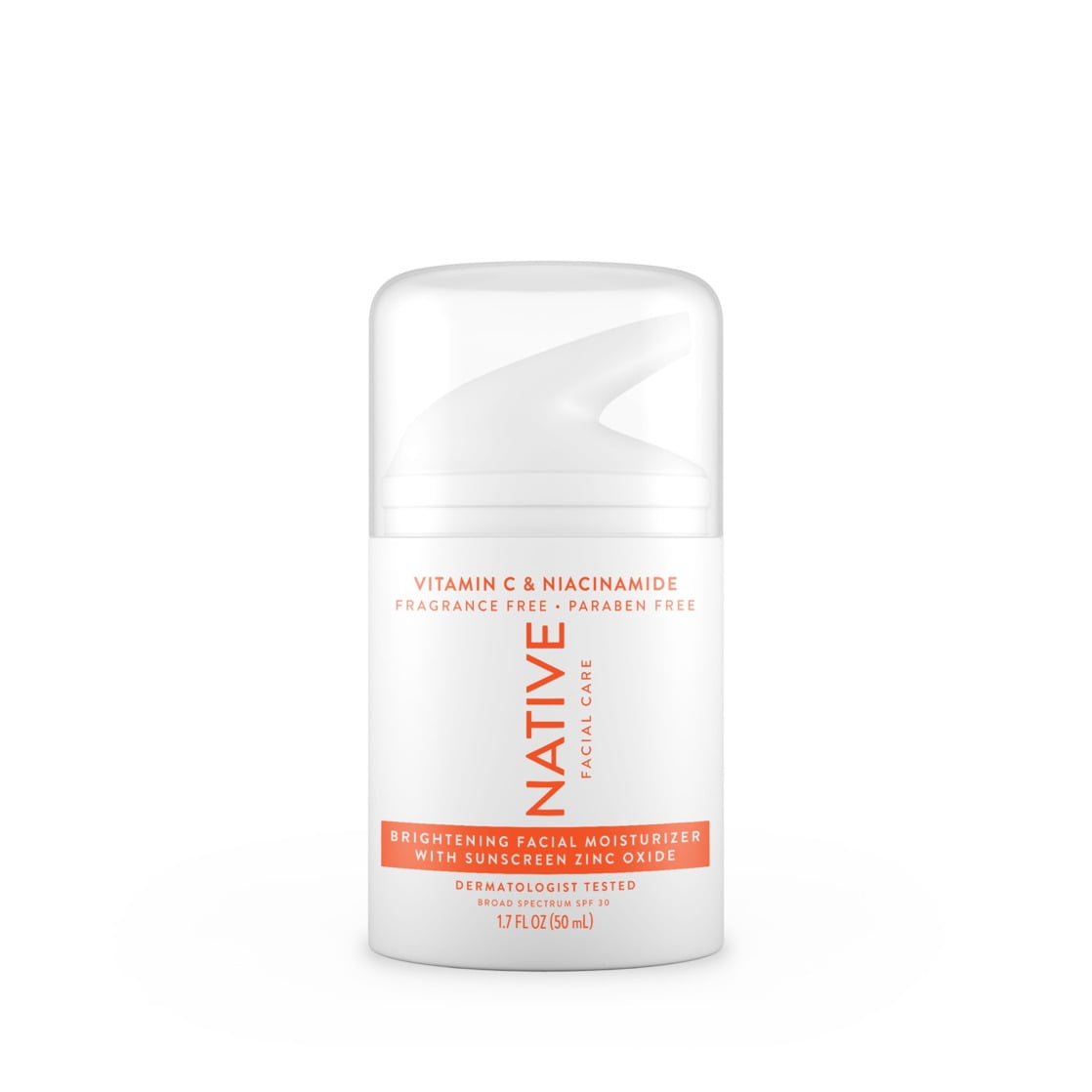 Sulfate-Free Brightening Facial Moisturizer with Vitamin C &amp; B3, SPF 30, 1.7 fl oz