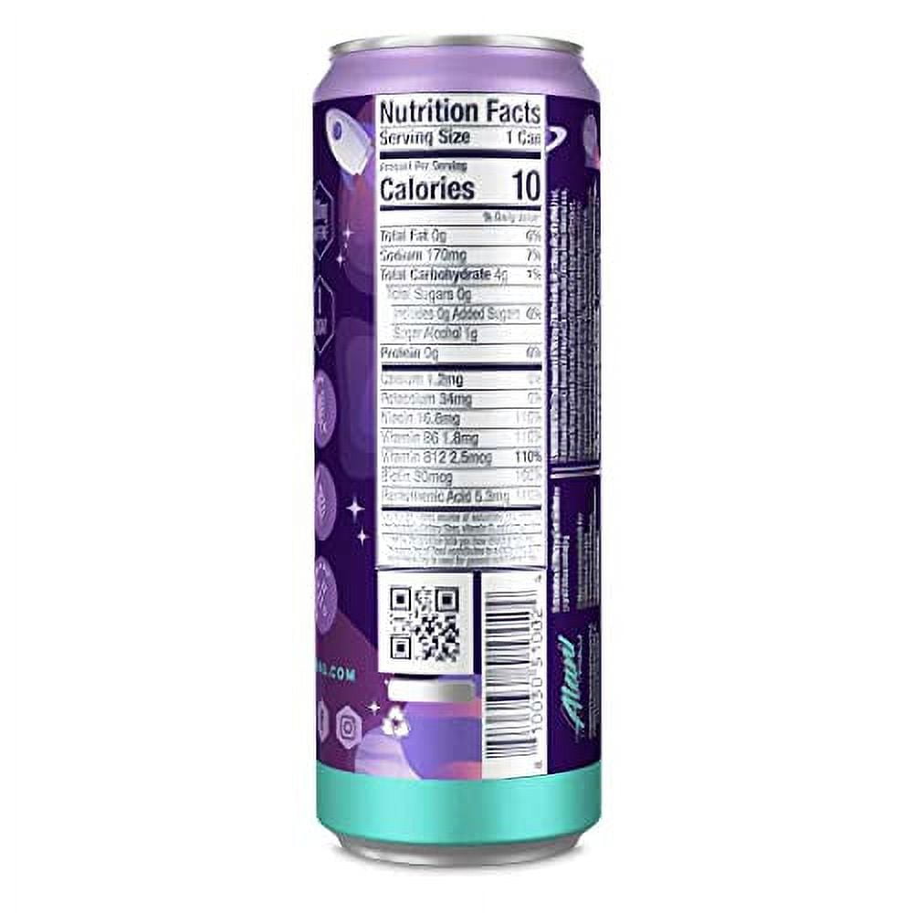 Sugar-Free Energy Drink, Pre-Workout Performance, Cosmic Stardust, 12 oz Cans (Pack of 12)