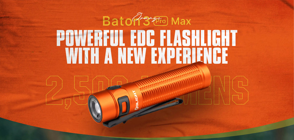 Baton 3 Pro Max 2500 Lumen Rechargeable EDC Flashlight
