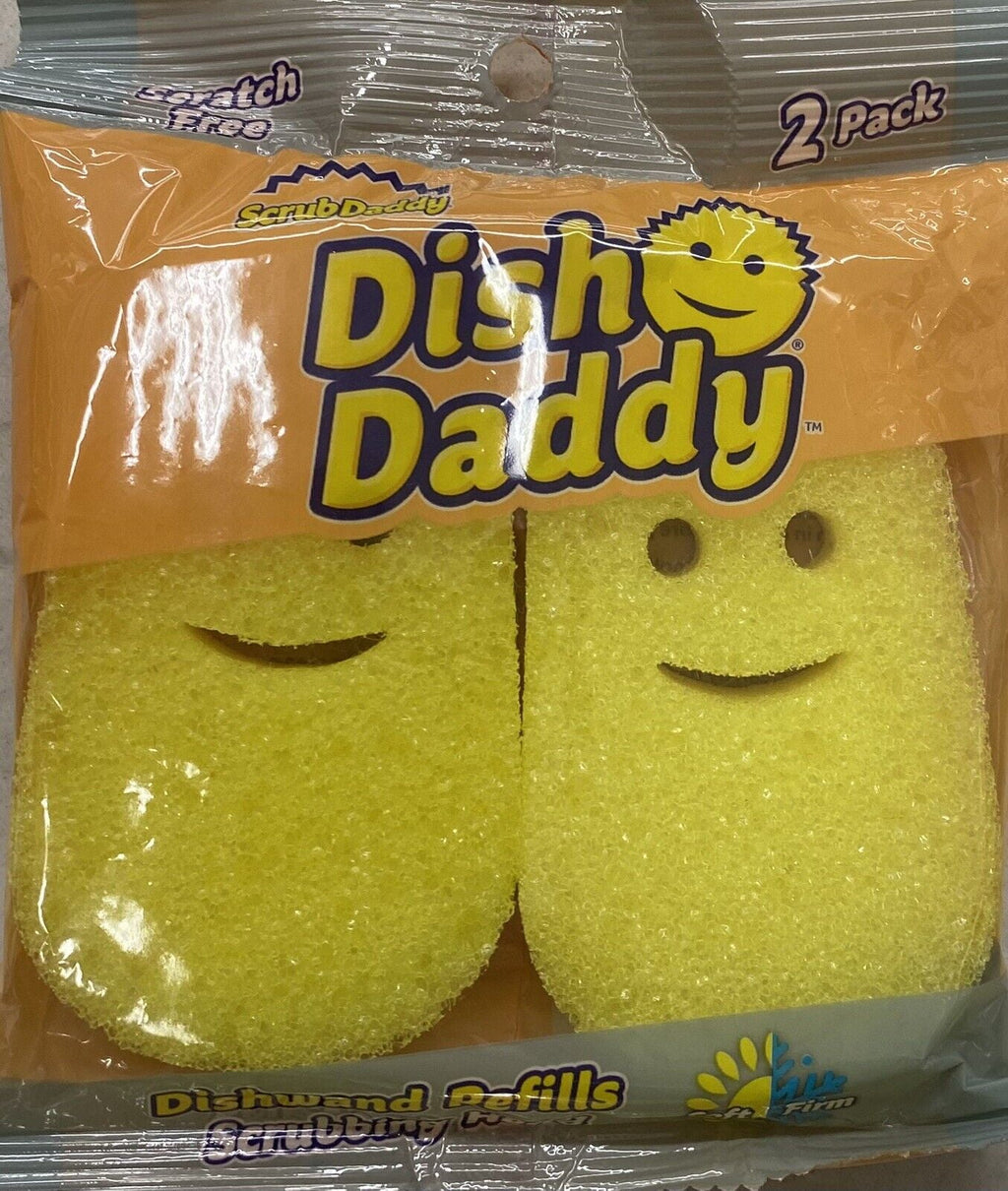 Dish Daddy Refill 2-Pack Sponge Head for