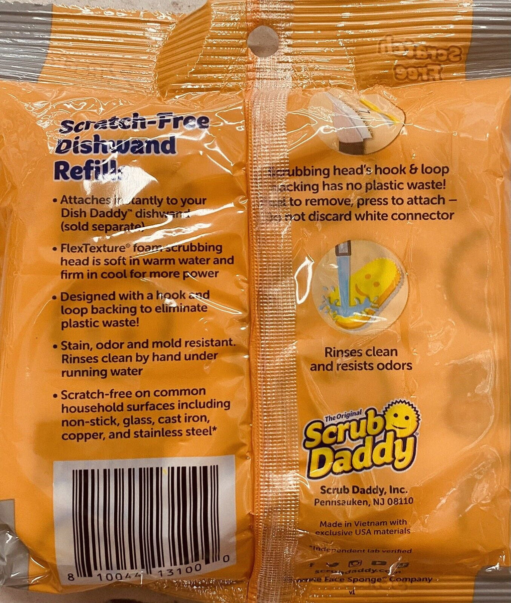 Dish Daddy Refill 2-Pack Sponge Head for