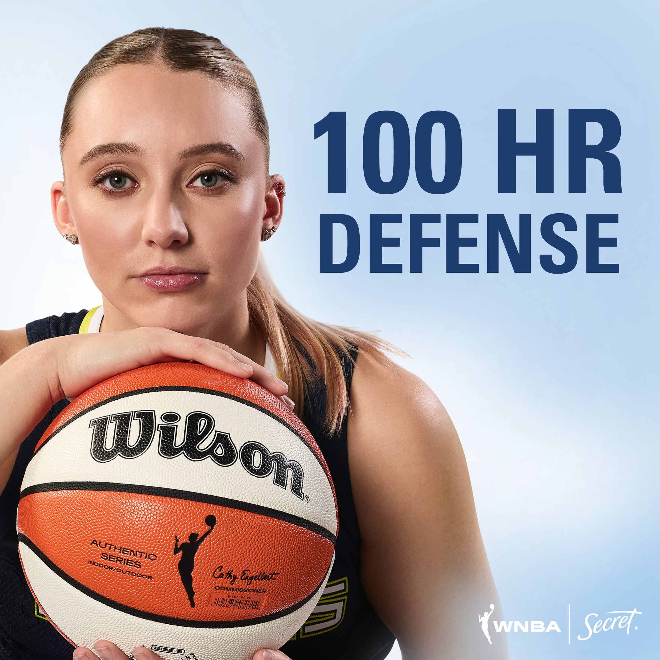 Clinical Strength 100HR Hyaluronic Acid Antiperspirant Deodorant for Women, Invisible Solid, Paige Bueckers Buzzer Beater Berry, 2.6 oz