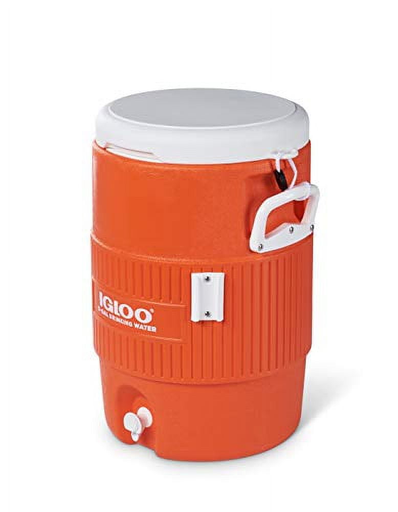 5-Gallon Heavy Duty Seat Top Water Container - Orange