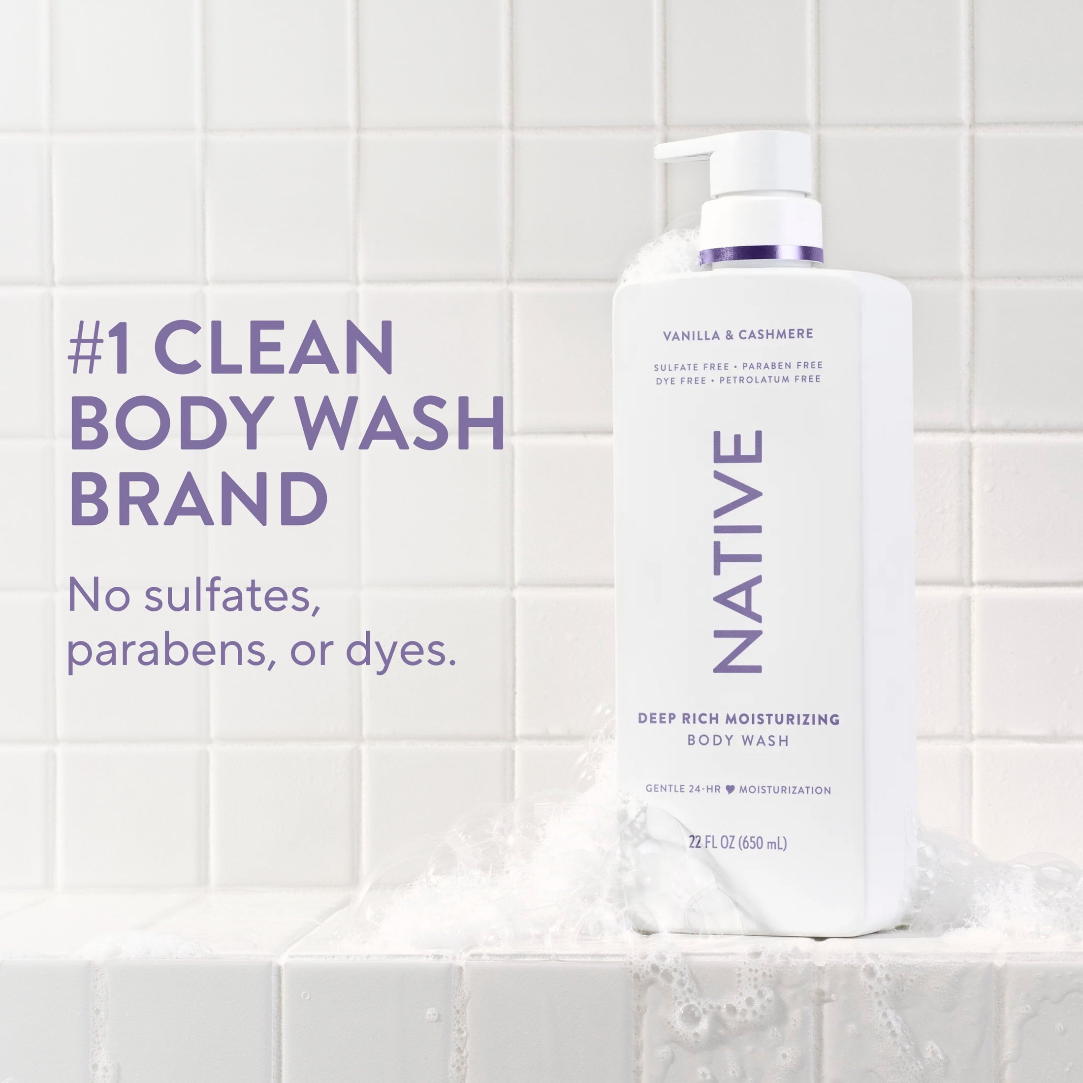 Moisturizing Body Wash Vanilla &amp; Cashmere, 22oz