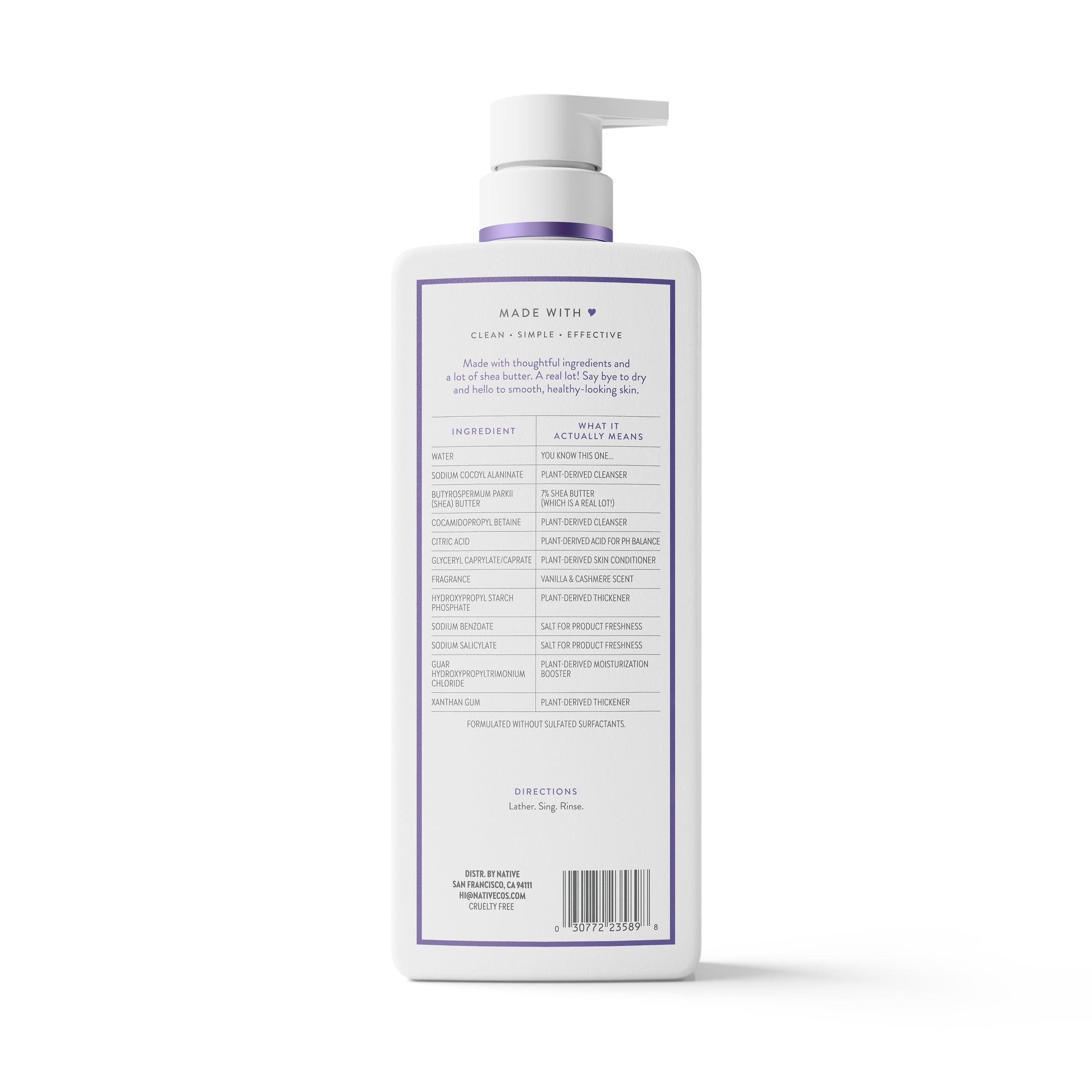 Moisturizing Body Wash Vanilla &amp; Cashmere, 22oz