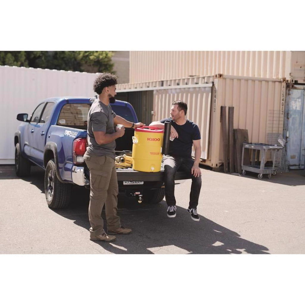 Industrial Red/Yellow 3 gal Water Cooler