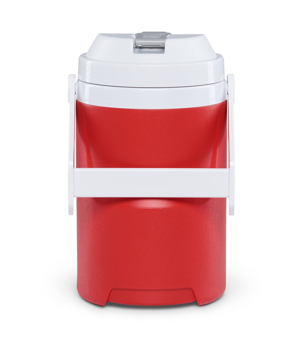 1/2 Gallon Sports Beverage Plastic Jug with Hooks, Gray
