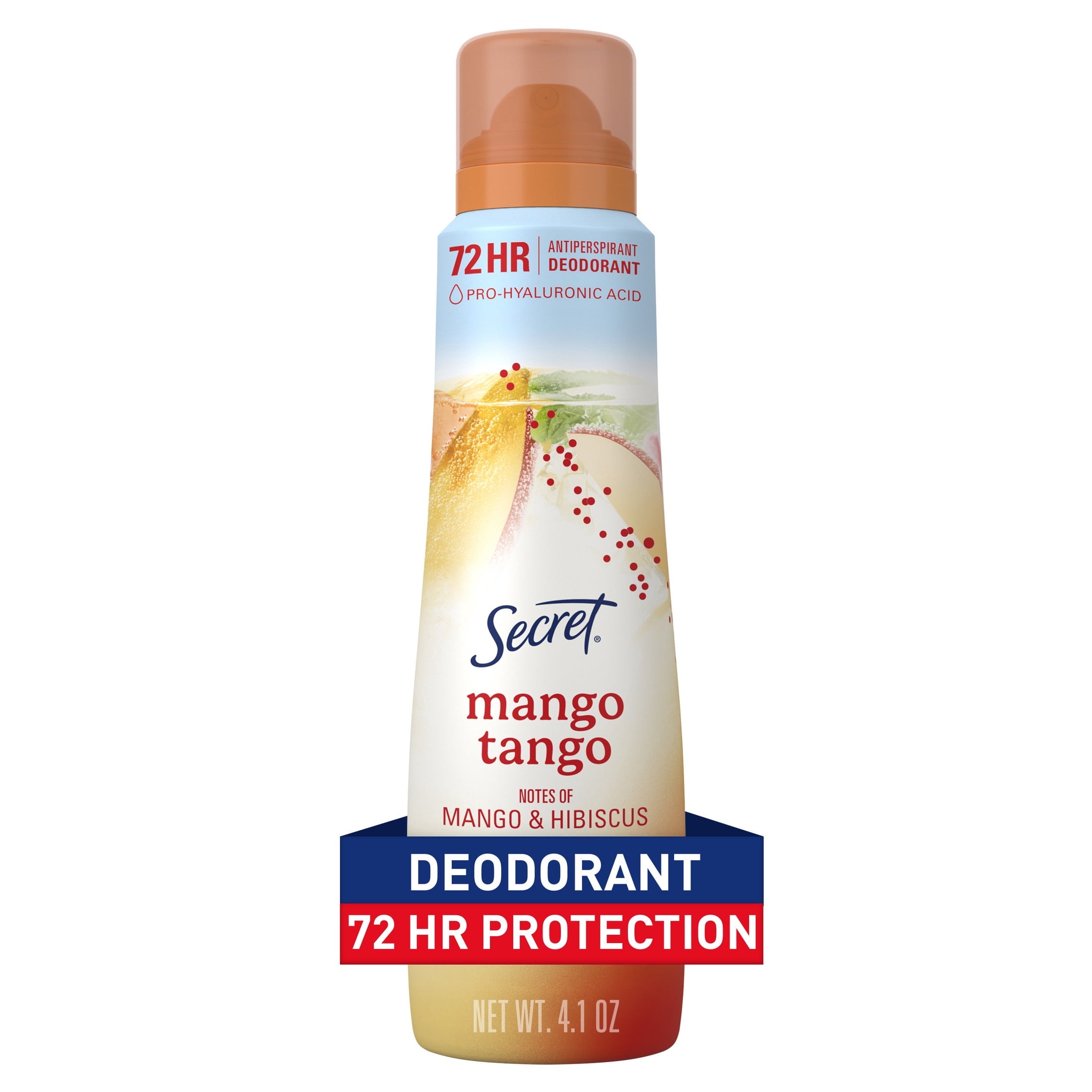 Dry Spray Antiperspirant Deodorant for Women, Mango Tango, 4.1 oz