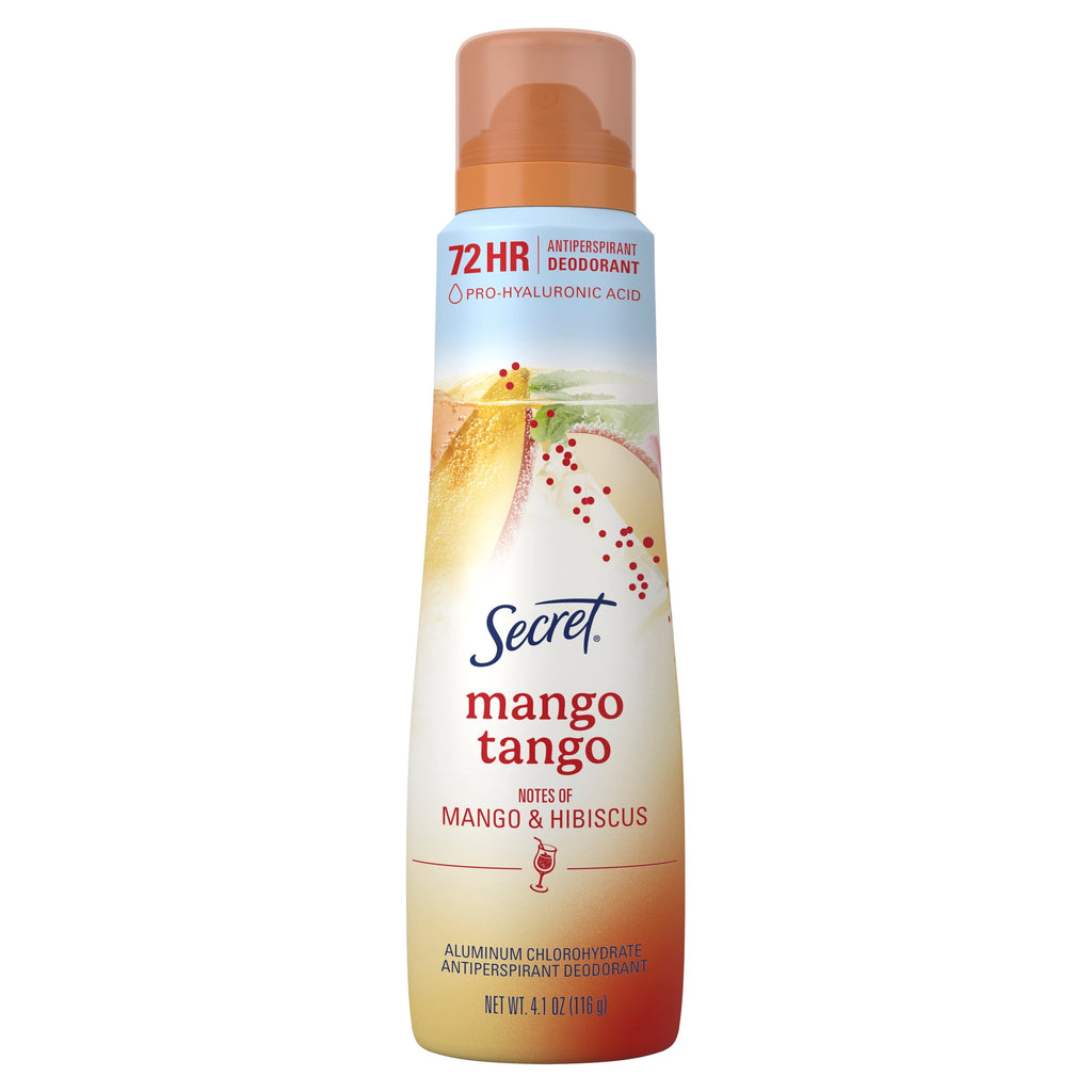 Dry Spray Antiperspirant Deodorant for Women, Mango Tango, 4.1 oz