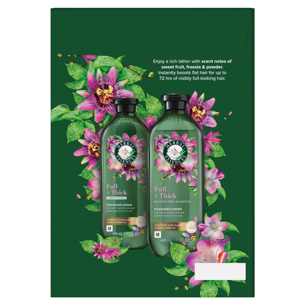 Full + Thick Passionflower Shampoo and Conditioner Dual Pack, 13.5 fl oz Each