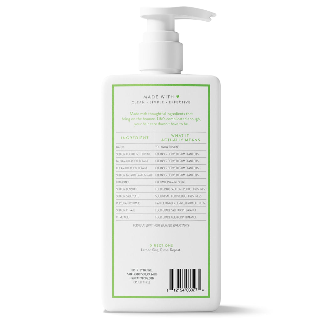 Volumizing Shampoo Cucumber and Mint 16.5 fl oz