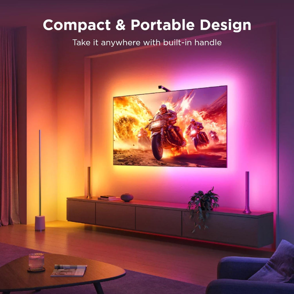 TV Backlight 3 Lite for 75-85 inch TVs, Extra Warm White Light Providing Better Theater Experience, Smart Control Indoor TV Light